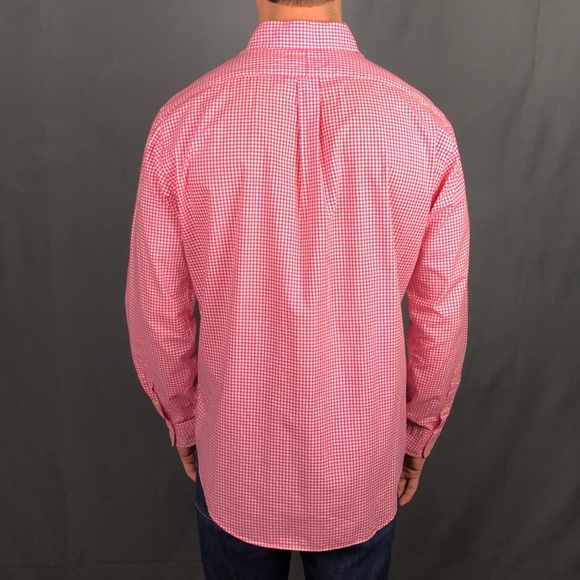 Ralph Lauren Pink Plaid Classic Fit Size - Medium - Picture 2 of 3